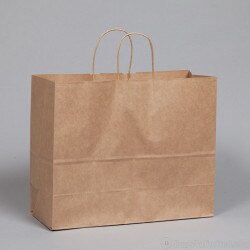 Natural Kraft Paper Shopping Bags w